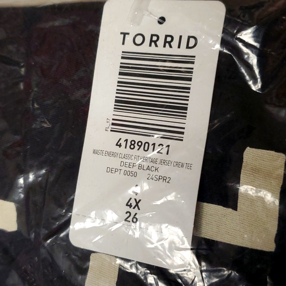 ❤️NWT VINTAGE TORRID GRAPHIC TEE DON'T WASTE YOUR ENERGY - 100% COTTON PLUS SIZE - Picture 11 of 13